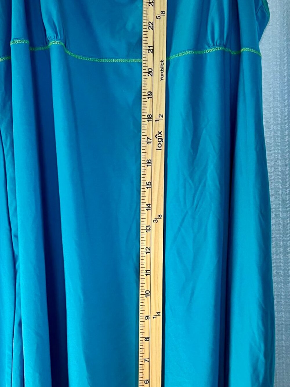 Secret Treasures Sleeveless Turquoise Chemise Nightgown size 2X - Picture 4 of 8